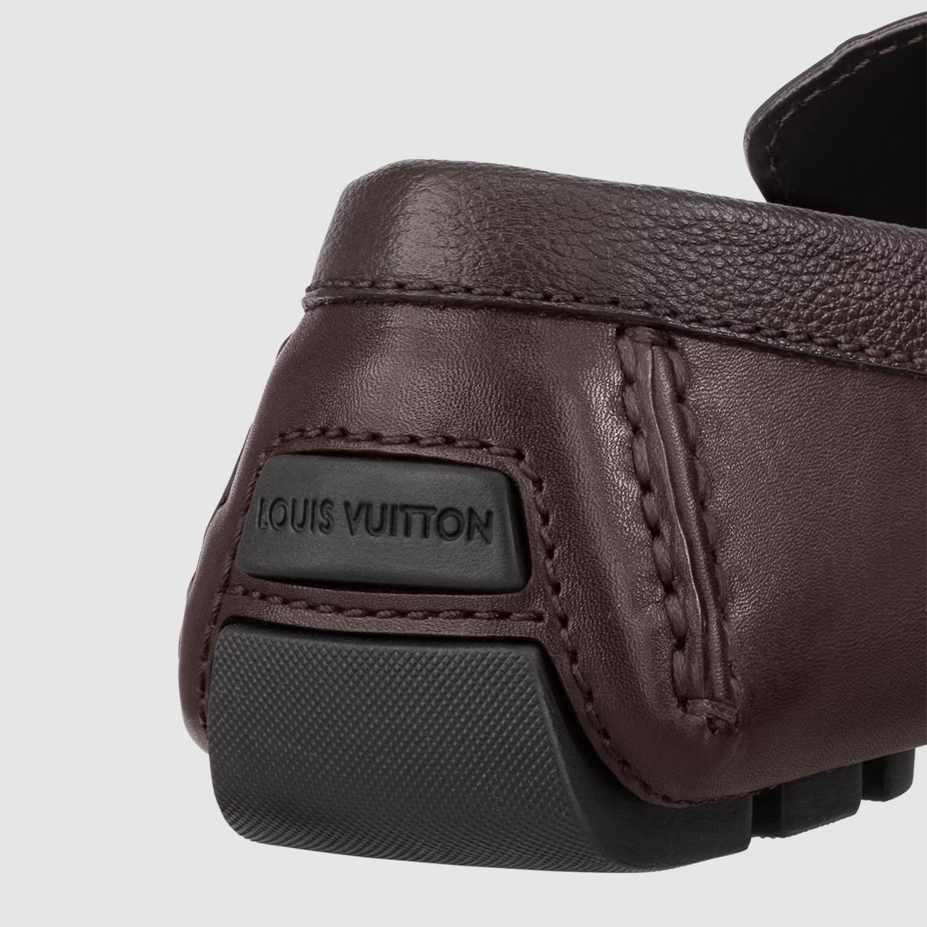 Giày Louis Vuitton Monte Carlo Moccasin Nam Nâu